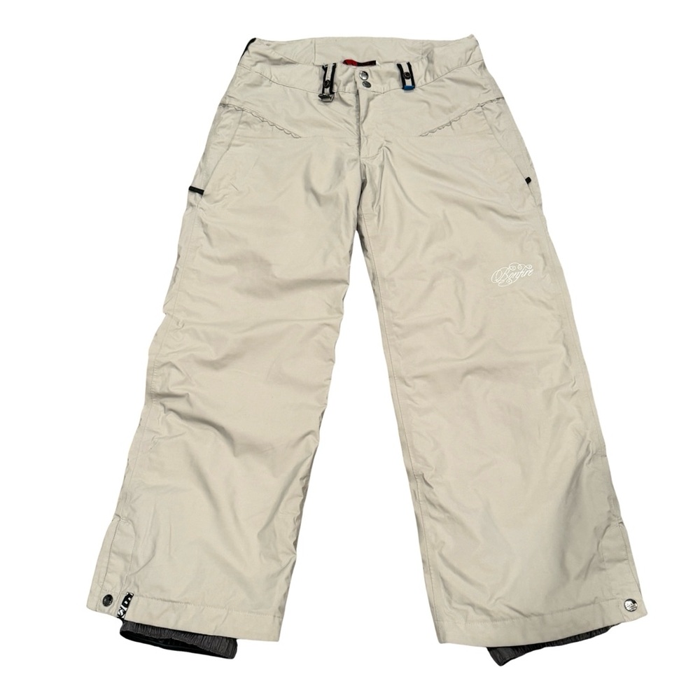 Beige Women’s Snow Pants - Outdoor Insulated Ski Pant
